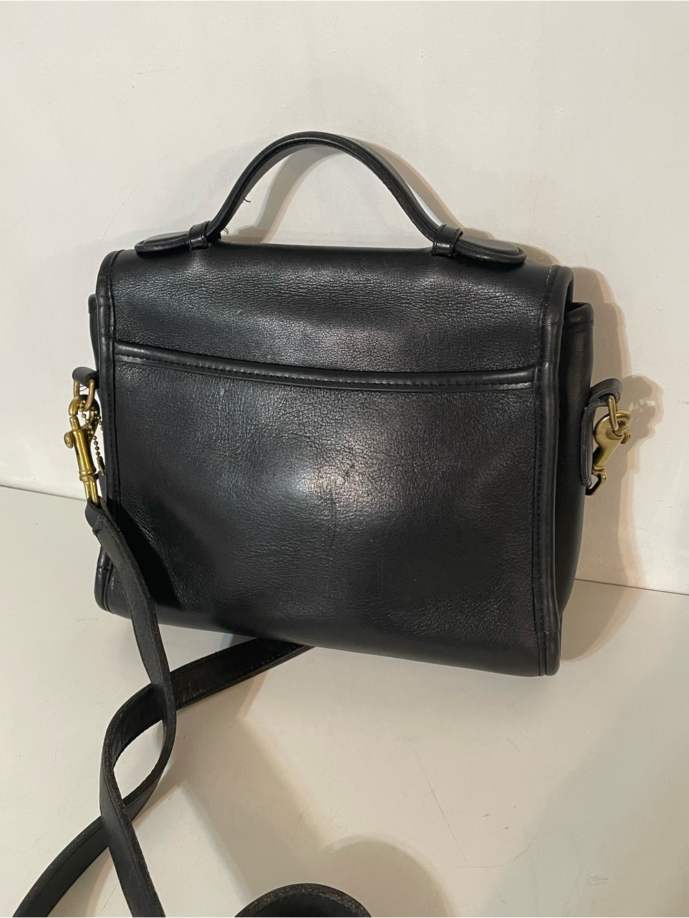 Vintage Coach Court Bag in Black - Picture 3 of 11